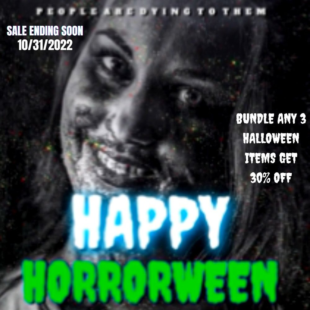 Halloween Sale Bundle 3 Items get 30% OFF Sale Ends 10/31/2022